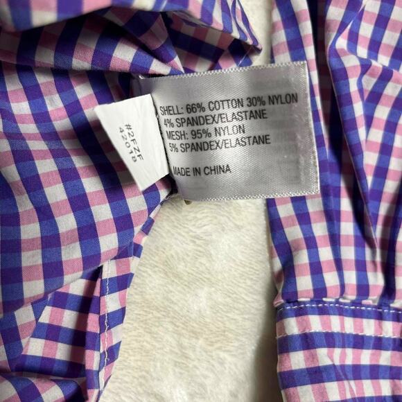 Orvis Performance Button Up Womens Medium Vented Hiking Shirt Pastel Purple Pink - Picture 6 of 10